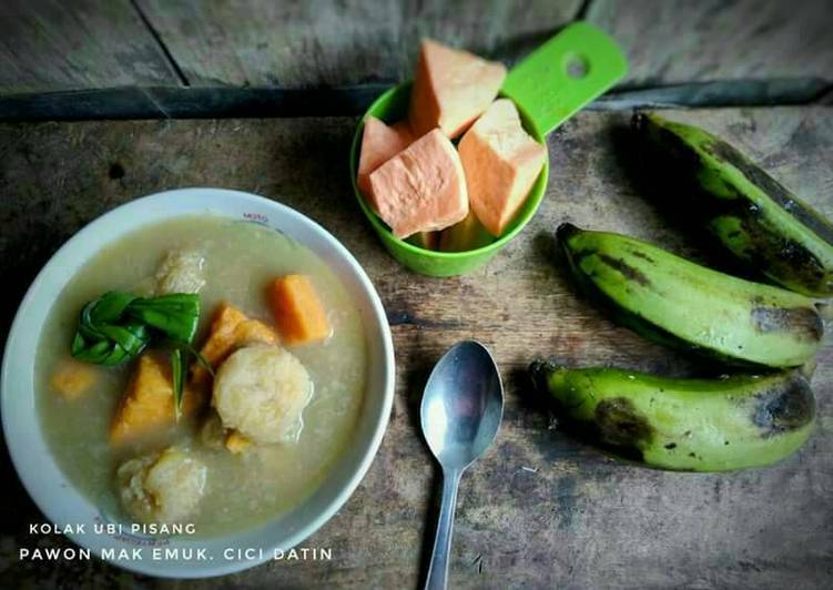 resep lengkap untuk Kolak Ubi Madu Pisang