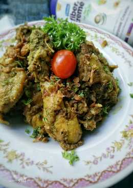 Ayam rendang bumbu asli