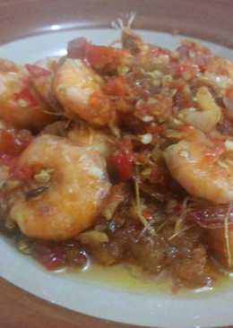 Sambal udang pedas manis ala mirza