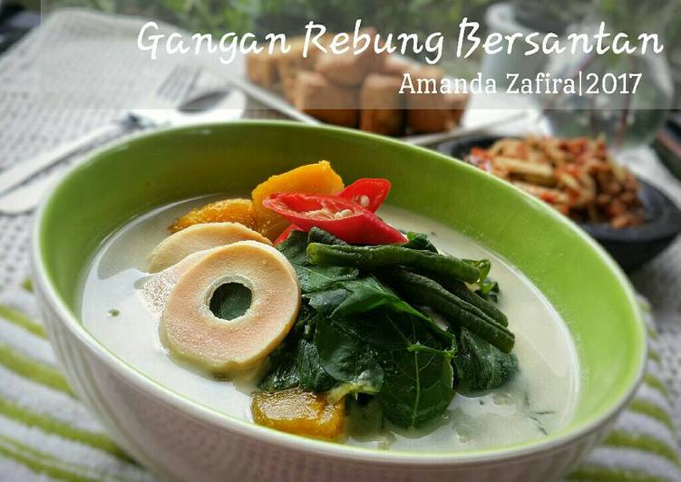 resep masakan Gangan Rebung Bersantan