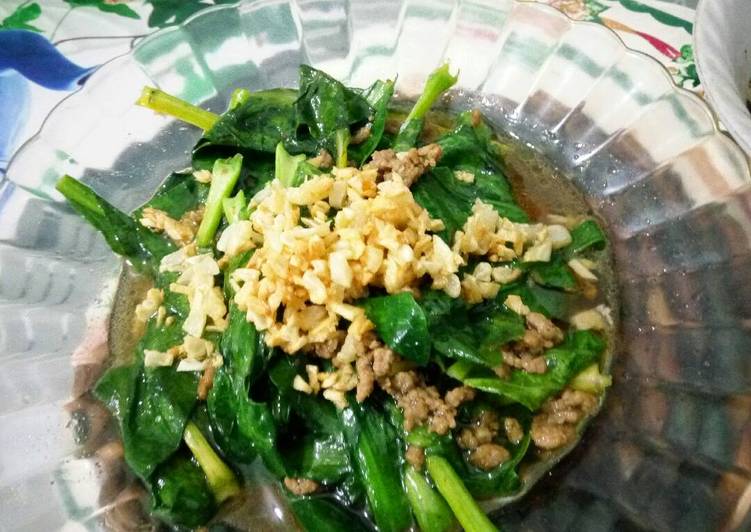 resep lengkap untuk Tumis baby kailan garlic