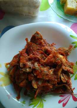 Ikan asin kering balado