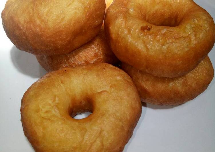 resep lengkap untuk Donat Eggless empuk