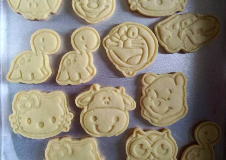 gambar untuk cara membuat Butter cookies