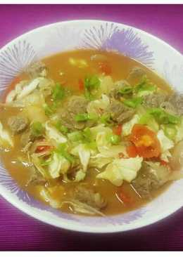 Beef tongseng for dinner