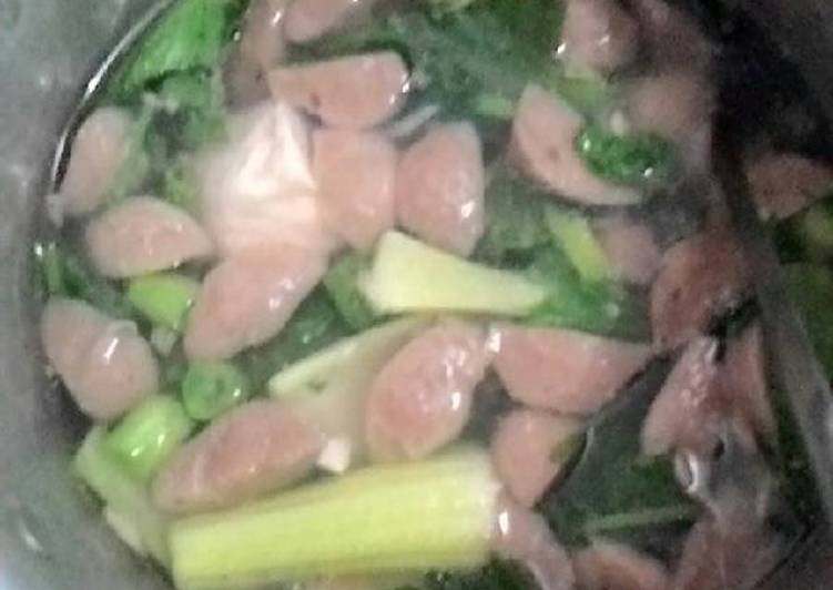 resep masakan Bakso Tahu Kuah Bening