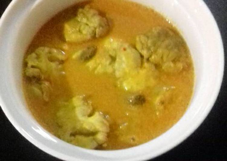 resep lengkap untuk Gulai otak sapi