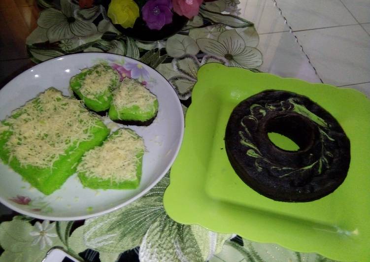 Resep Brownies kukus coklat pandan keju Oleh Eka RizAnt