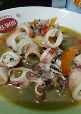 Cumi asin tumis simple