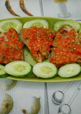 Ikan bawal sambal terasi gandaria