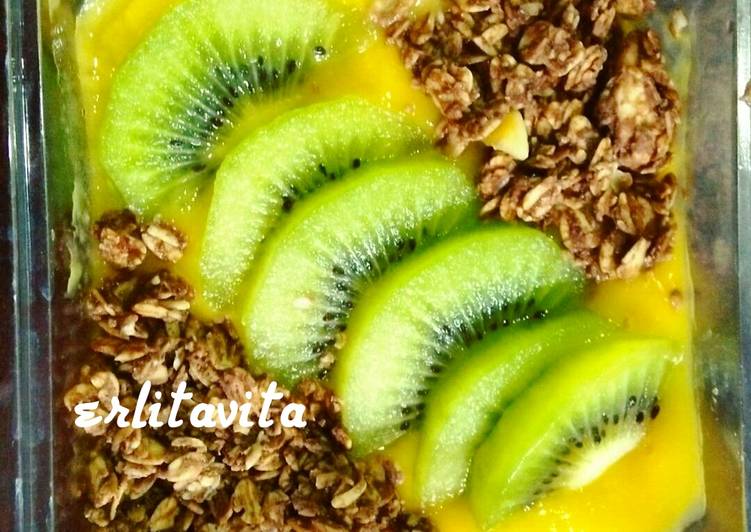 gambar untuk resep Mango Smoothie Bowl