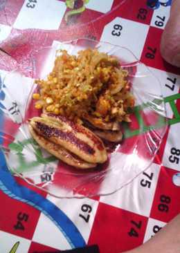 pisang pipih vs mix vegie #diet mayo..'-'