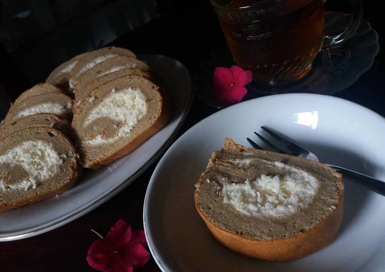 gambar untuk resep Coffee Cheese Swiss Roll