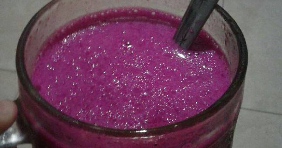 Juice buah naga merah - 60 resep - Cookpad