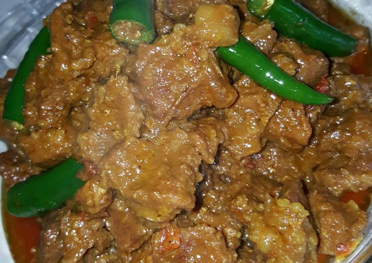 Resep Rendang Sapi Bumbu Jawa By Viva Ferra