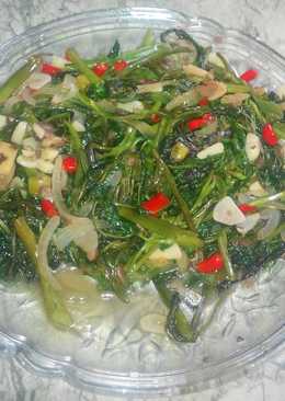 Tumis Kangkung n Bawang Bombay Dg Tauco