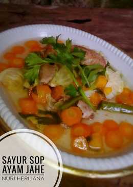 Sayur Sop Ayam Jahe (Sop untuk orang sakit biar cepat sembuh)