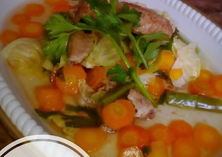 gambar untuk resep makanan Sayur Sop Ayam Jahe (Sop untuk orang sakit biar cepat sembuh)