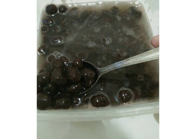 gambar untuk resep Bubble Black Pearl