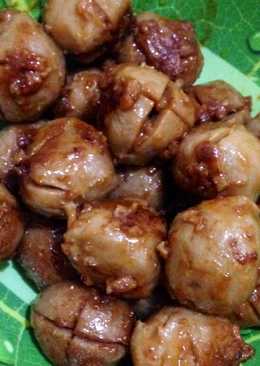 Bakso goreng saus barbeque