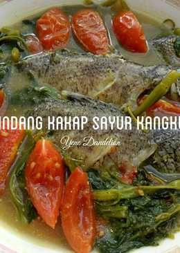 Pindang Kakap Sayur Kangkung #Dandelion