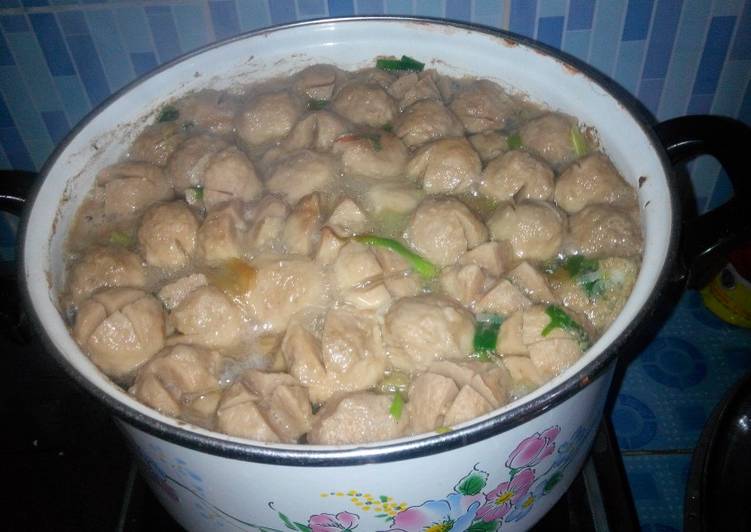 resep Kuah Bakso Ayam Dengan Daging Ayam??????