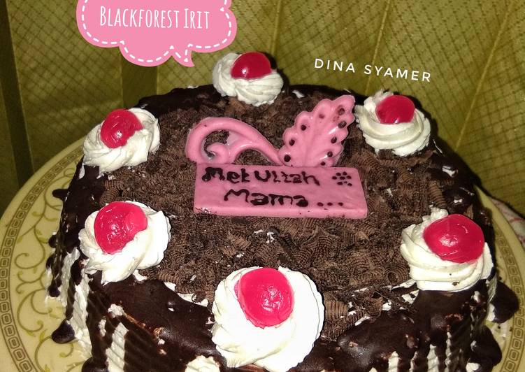 Resep Blackforest Irit Enak By Dina Syamer Syofia