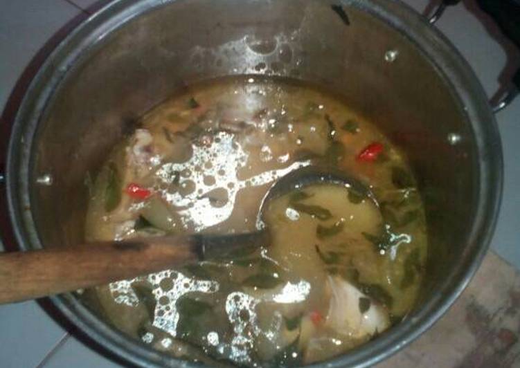 cara membuat Garang asem ayam simpel