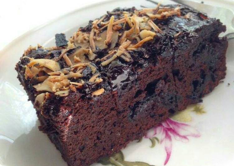 resep Double Choco Brownies (Bake)