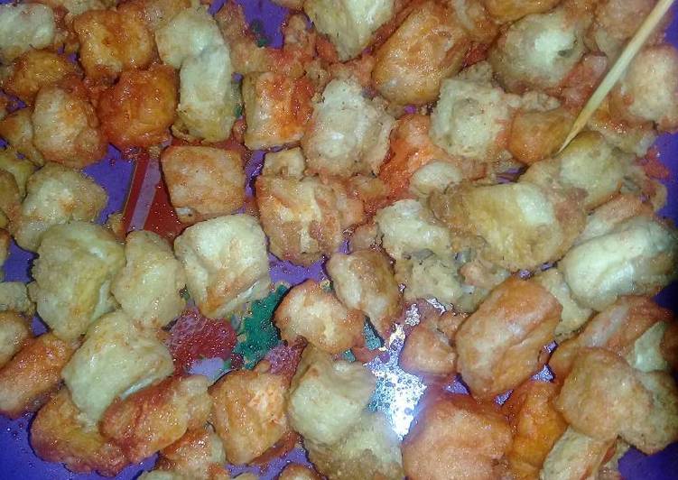 bahan dan cara membuat Tahu crispy ??