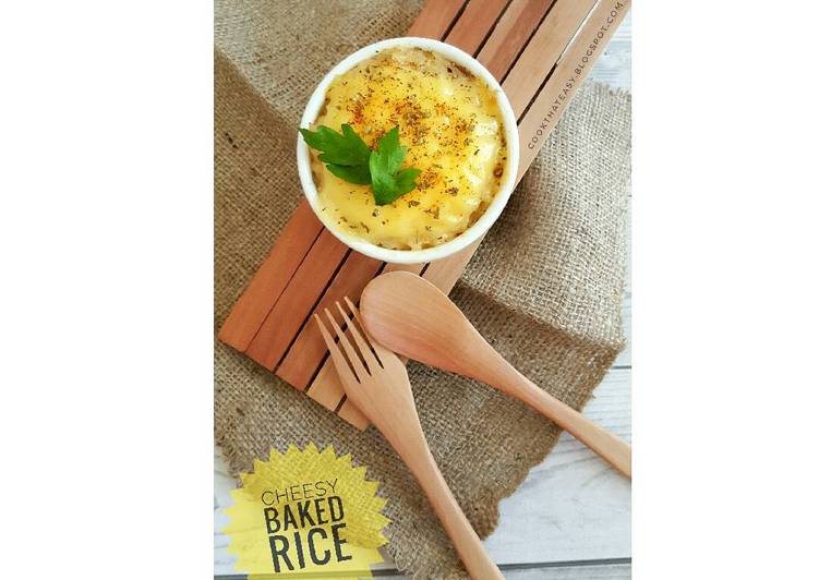 resep lengkap untuk Cheesy Baked Rice (Nasi Panggang Keju)