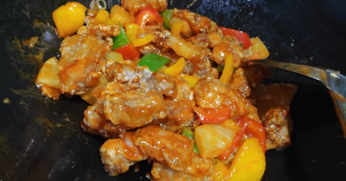 24 resep babi nanas enak dan sederhana - Cookpad