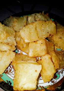 Ubi goreng merekah, empuk, renyah, enakkkkkkkk ðŸ˜ðŸ˜™ðŸ'Œ