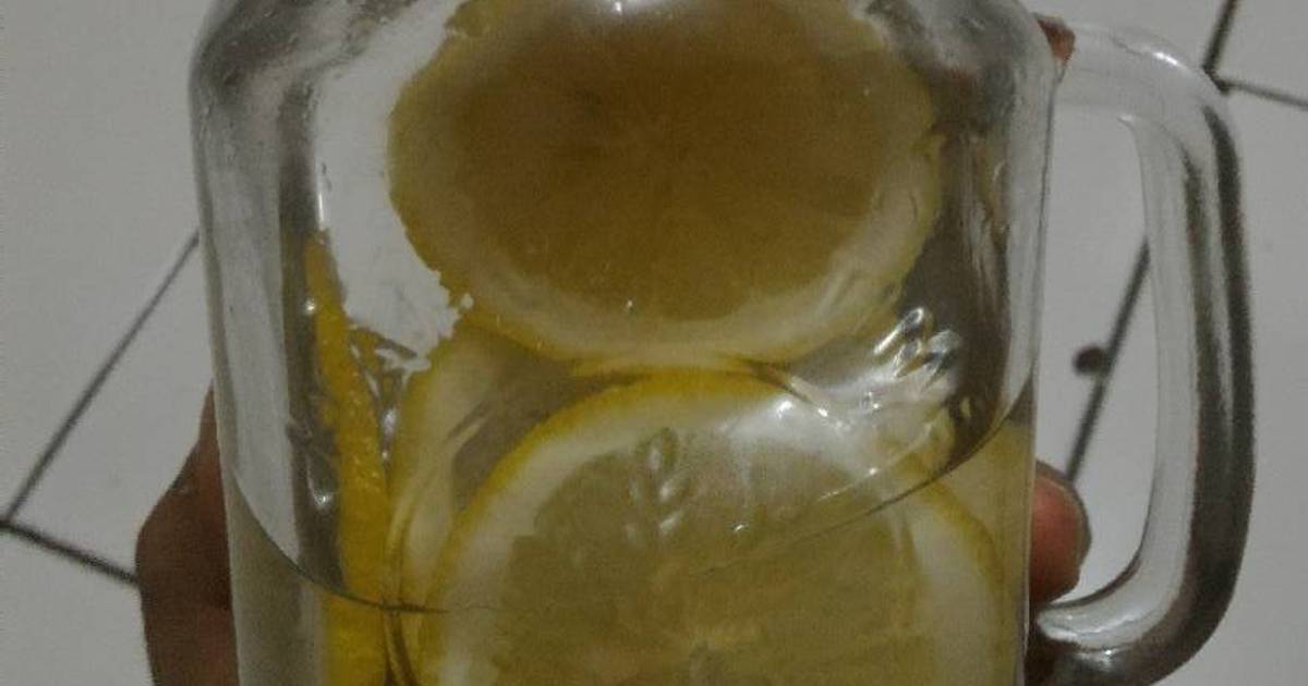 Resep Infused Water "Lemon with honey"