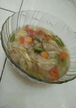 Sayur Soup Bening dengan Bihun