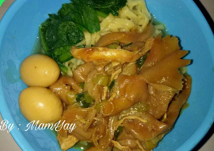 gambar untuk resep Mi Ayam Jamur