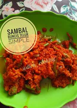Sambal Telur Buncis Simple
