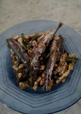 Tumis pindang tempe cabe ijo