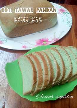 Roti tawar pandan eggless