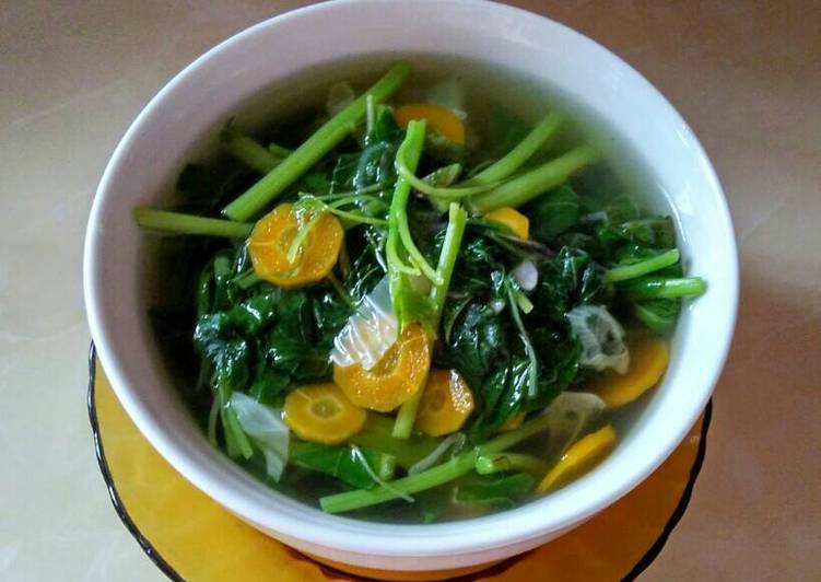 gambar untuk resep Sayur bening bayam suka suka