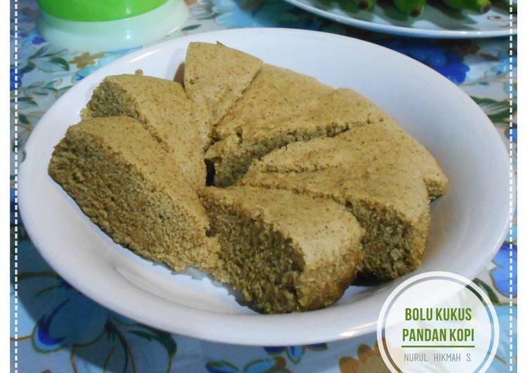 Resep Bolu Kukus Pandan Kopi Kiriman dari Nurul Hikmah S.