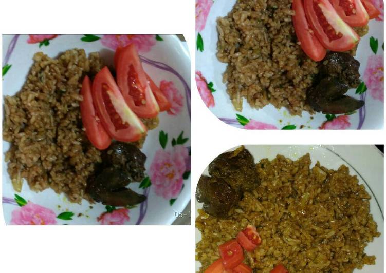 gambar untuk resep makanan Nasi goreng endes simple