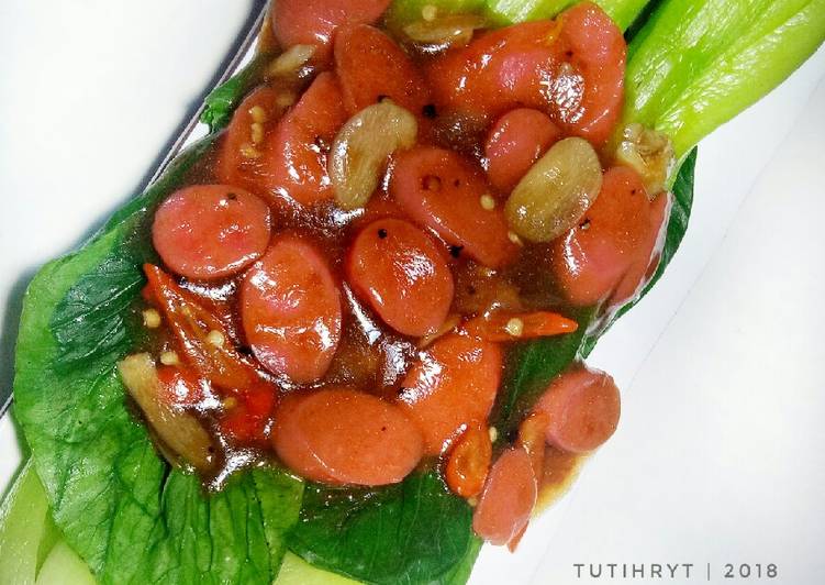 8. Pakcoy saus lada hitam #SeninSemangat