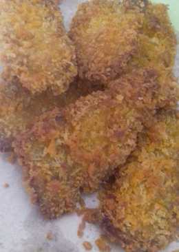 Nugget daging tanpa penyedap rasa