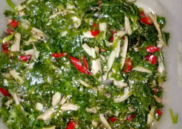 resep makanan Oseng daun melinjo teri