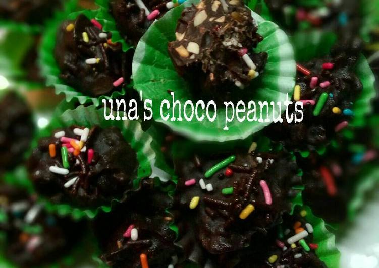 bahan dan cara membuat Kacang coklat