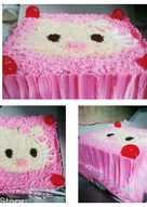 Hello kitty basic rainbow cake (ny liem)