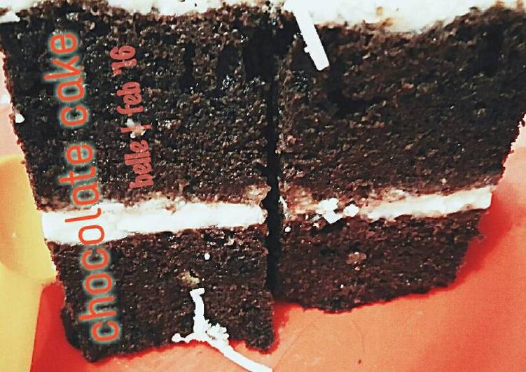 resep lengkap untuk Super Moist Steamed Chocolate Cake with Cheese Custard