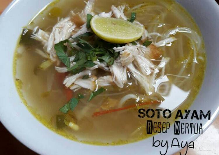 resep makanan Soto Ayam (Resep Mertua)