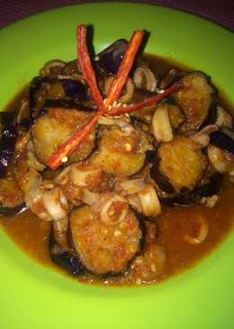 Balado terong cumi